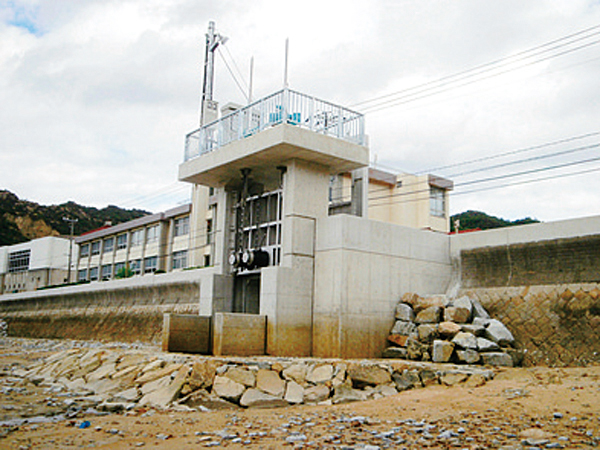 笠岡市　ポンプゲート設備