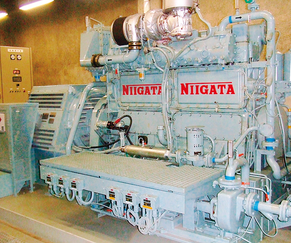 岡南飛行場　非常用ディーゼルエンジン　250KVA