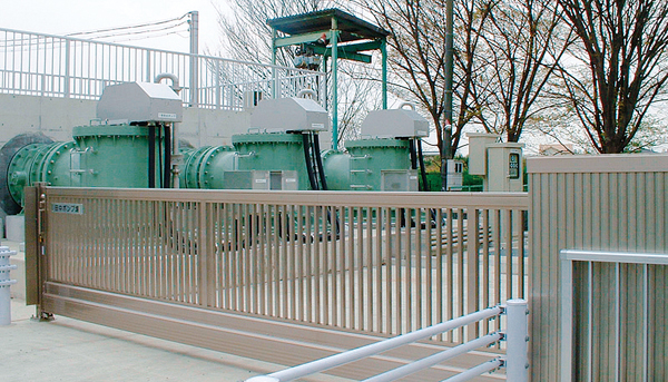 岡山市コラム型水中ポンプ