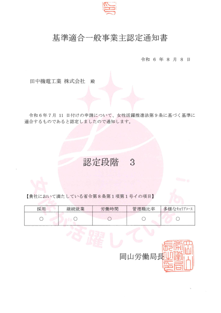 えるぼし（三ツ星）